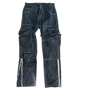 Kody Philips Black Cargo Pants